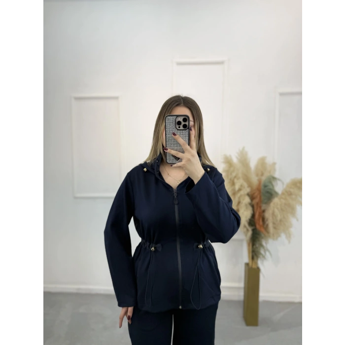 Neww Arka Kapitone Detaylı Kapişonlu İkili Takım