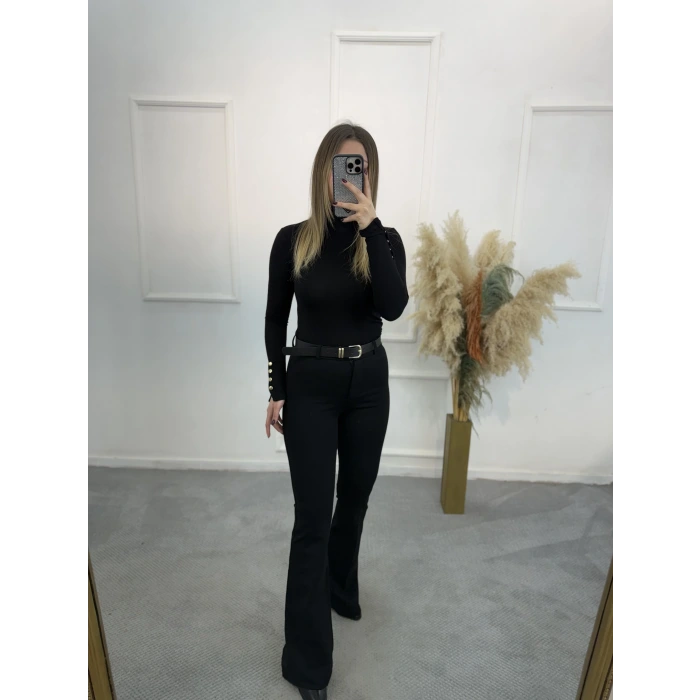 Keln İspanyol Paça Tayt