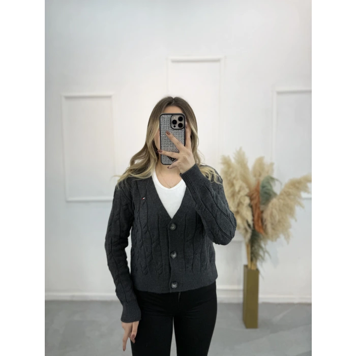 Tommy Hılf Düğmeli Hırka