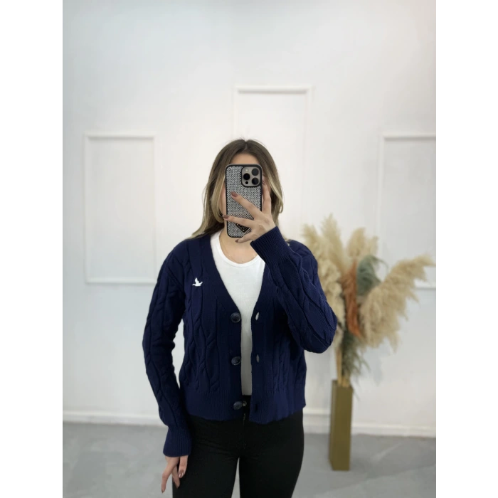 Bymn Clp Düğmeli Hırka