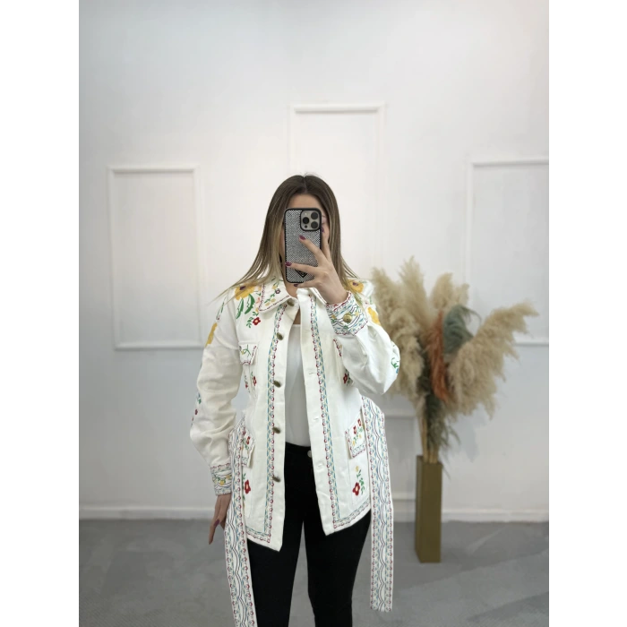 Vess Vanlentn Nakışlı Ceket