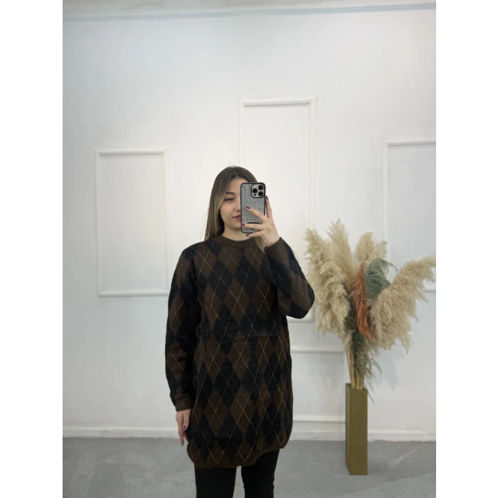 Vory Baklava Desen Simli Tunik