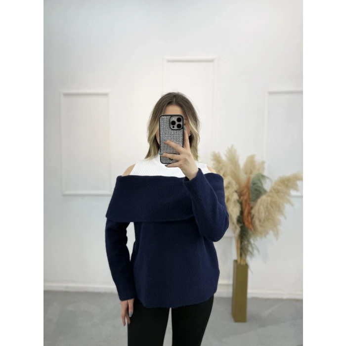 Qerina Madonna Yaka Triko Kazak