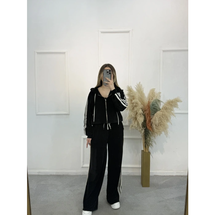 Sitelli Şerit Detaylı Premium İkili Takım