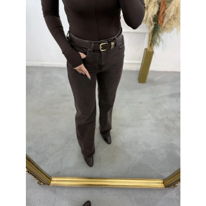 Vela Kemerli Yarım Likralı Palazzo Jean