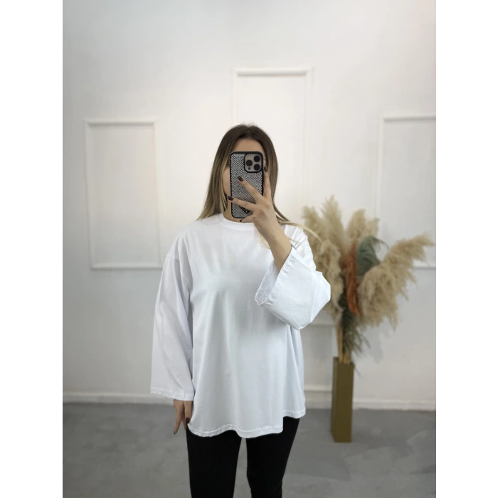 Winsome Kol Etiket Detaylı Basic Sweat