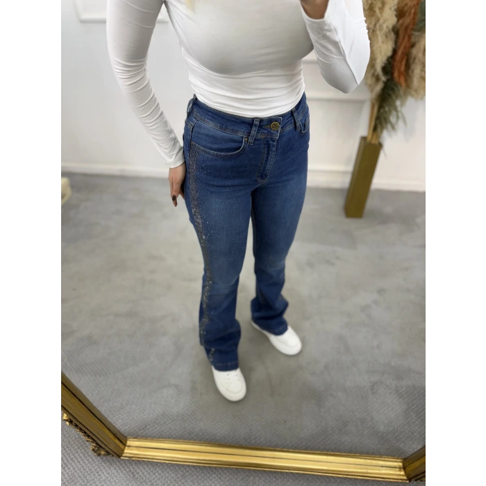 Serra Şerit Taş İspanyol Jean