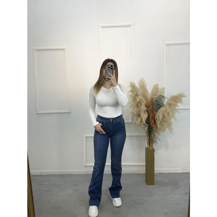 Serra Şerit Taş İspanyol Jean