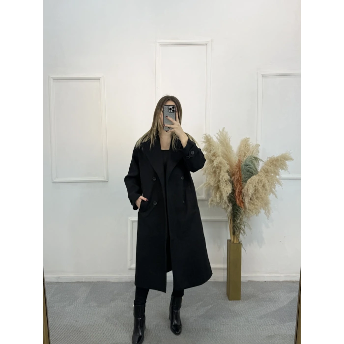 Oversize Premium Kaşe Kaban