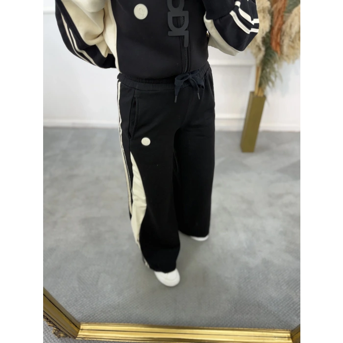 Leduc Şerit Detaylı Üçlü Takım