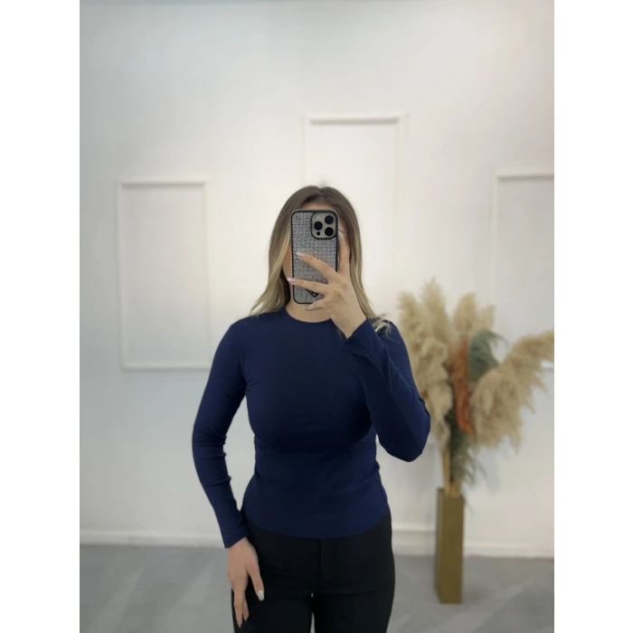 Jen Fitilli Uzun Kol Crop