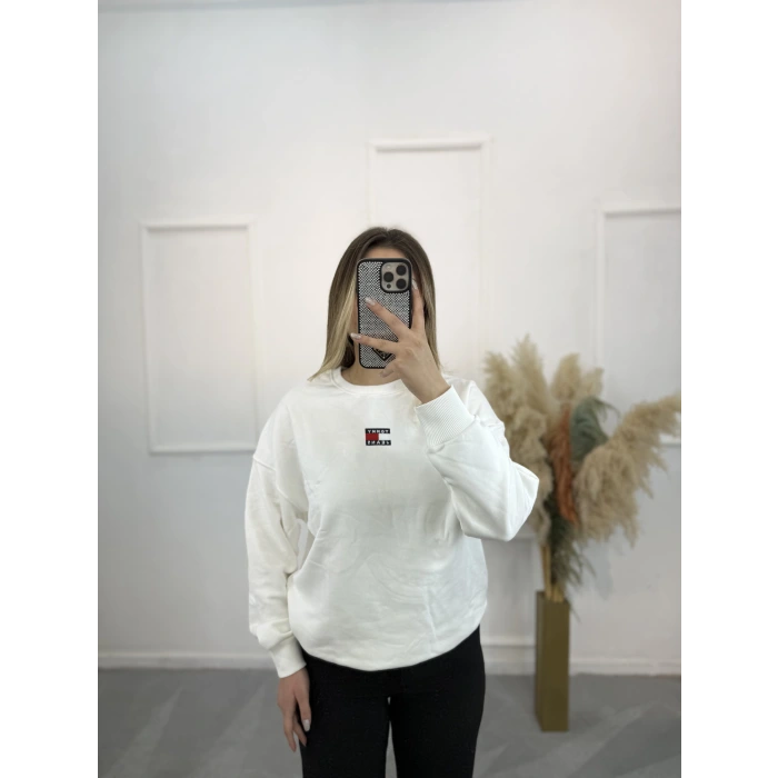 Sonde T.J Arma Nakışlı Sweatshirt