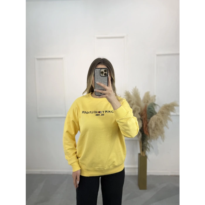 Vellic T.H Arma Nakışlı Sweatshirt