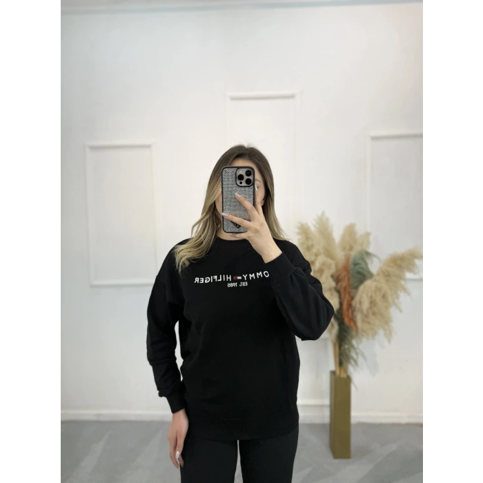 Vellic T.H Arma Nakışlı Sweatshirt