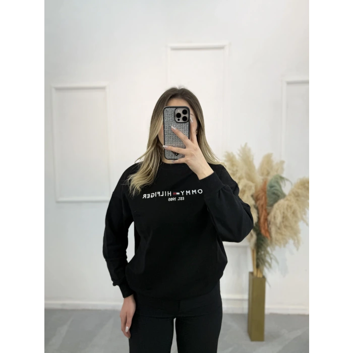 Vellic T.H Arma Nakışlı Sweatshirt