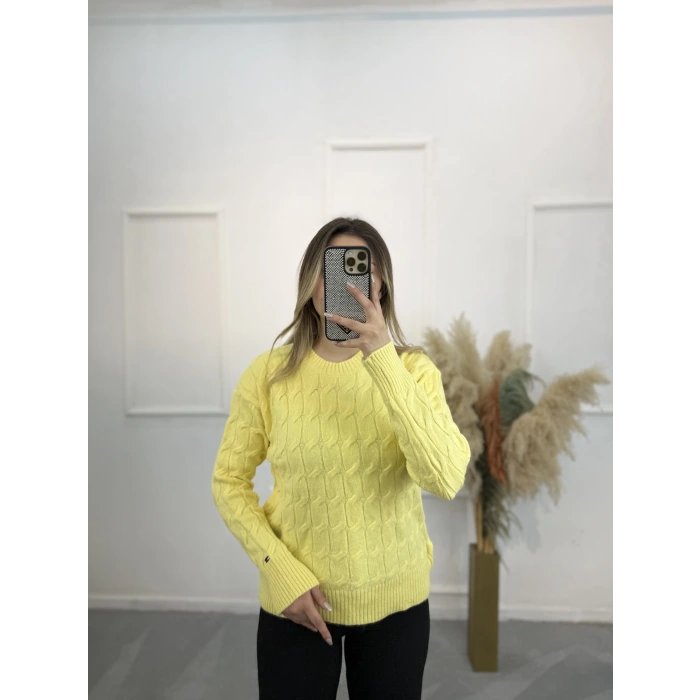 LivionTomy  Örgü Desenli Triko Kazak