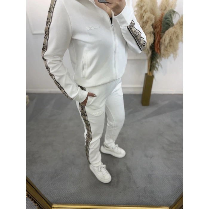 Libata Guess Logo Şeritli İkili Takım