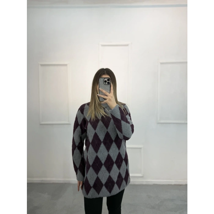 Vory Baklava Desen Simli Tunik