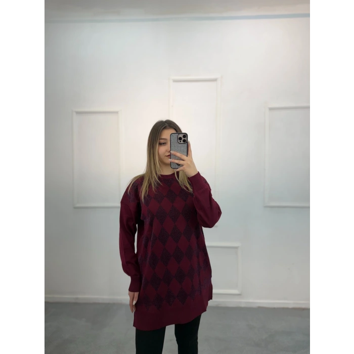 Baklava Desen Merserize Tunik