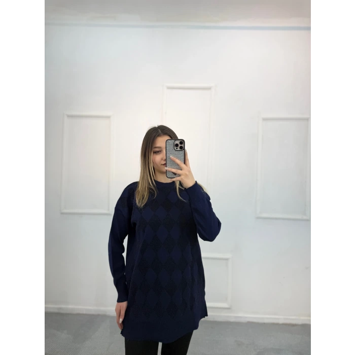 Baklava Desen Merserize Tunik