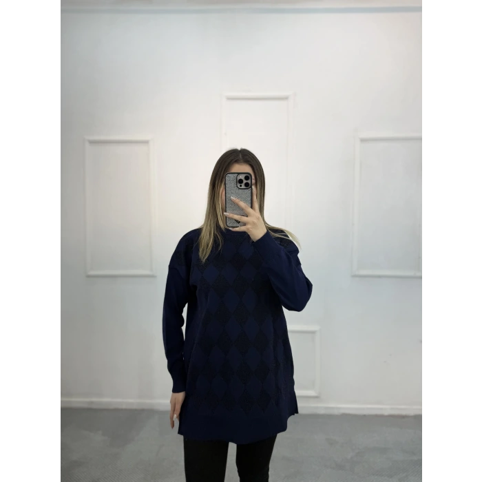 Baklava Desen Merserize Tunik