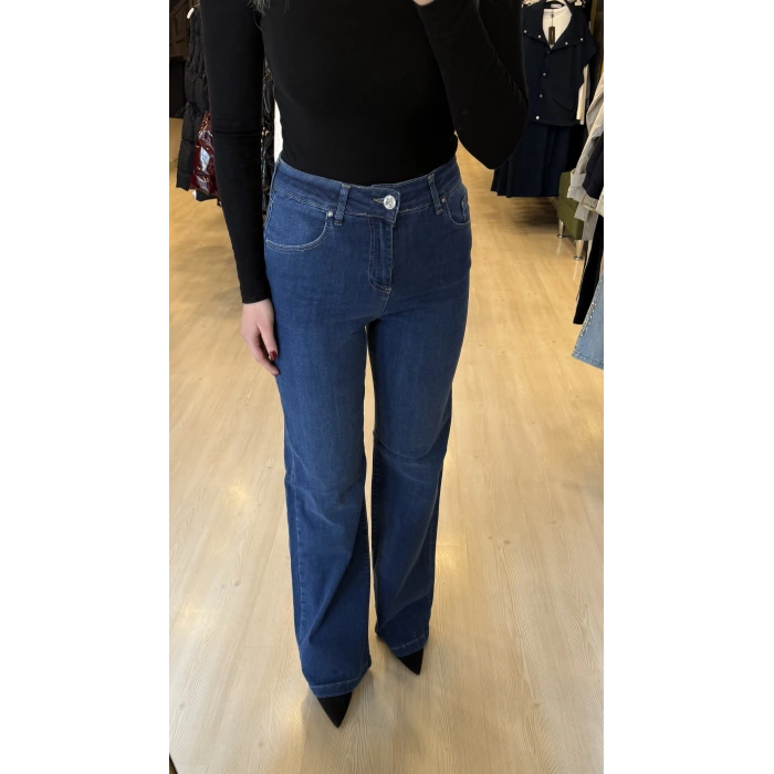 Wide Likralı Palazzo Jean