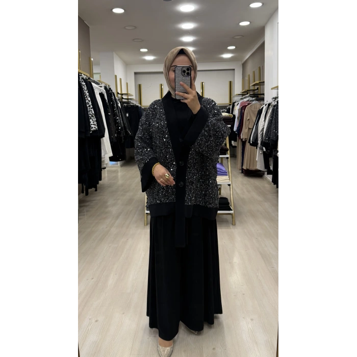 Qaswe Payet İşlemeli Candy 3lü Takım