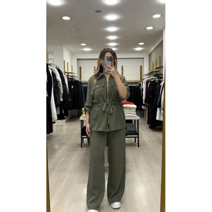 Treo Bel Büzgülü Premium İkili Takım