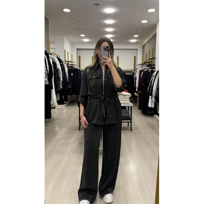 Treo Bel Büzgülü Premium İkili Takım