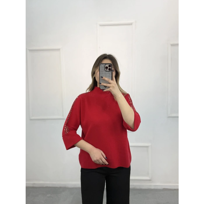 Korsman Taş Detaylı Kazak