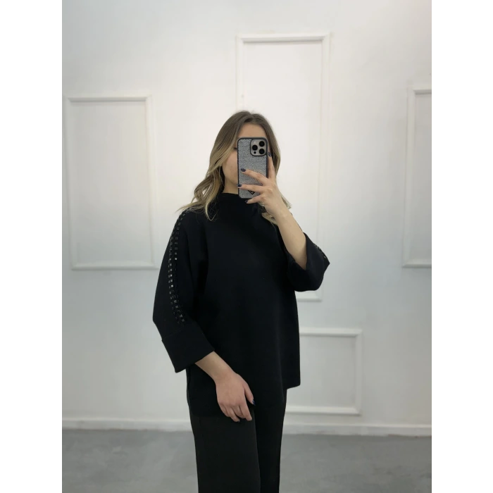 Korsman Taş Detaylı Kazak