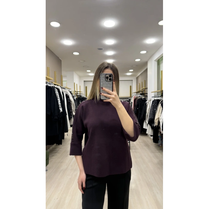 Korsman Taş Detaylı Kazak