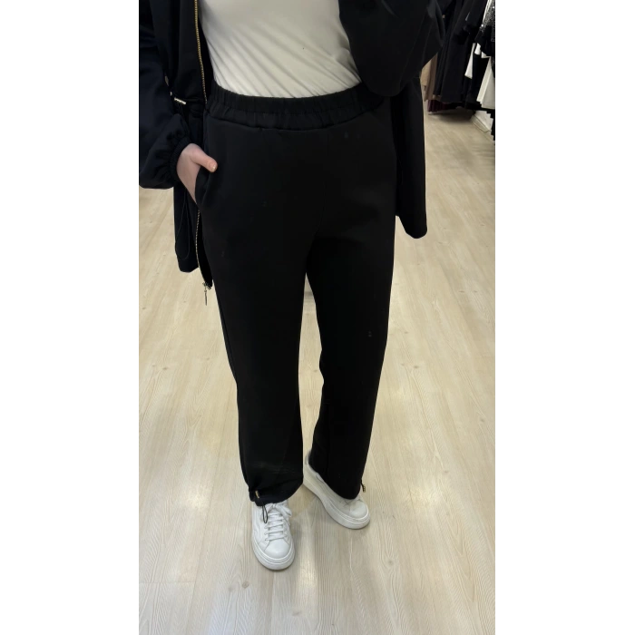 Omzu Fermuar Detaylı Scuba İkili Takım