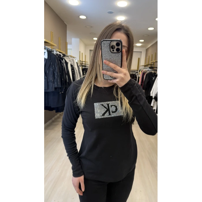 Ck Serpme Taşlı Bady