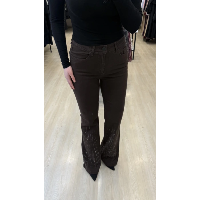 Lora Çubuk Taş İspanyol Jean