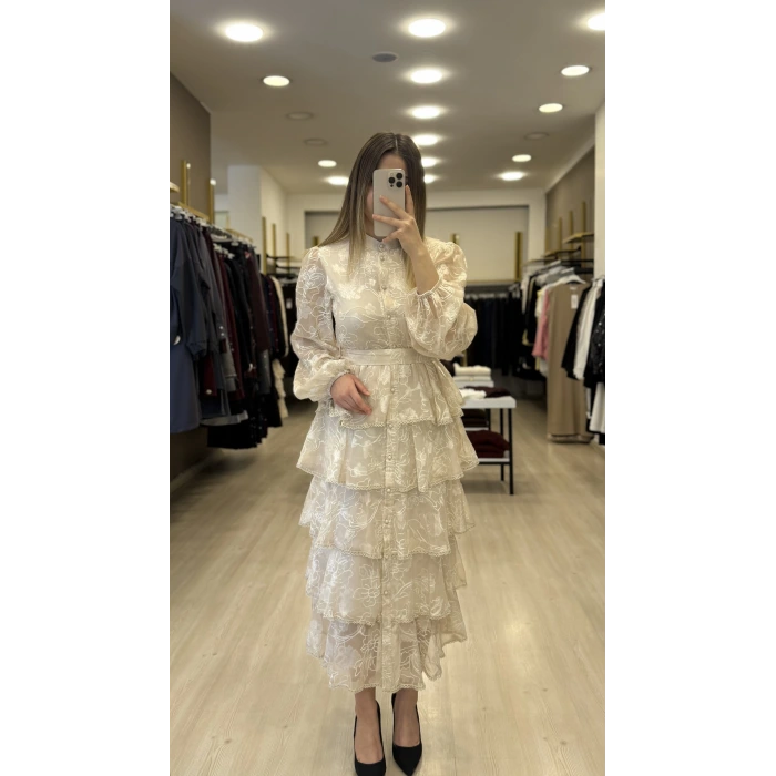 Fortillow Kat Kat Volonlu Elbise