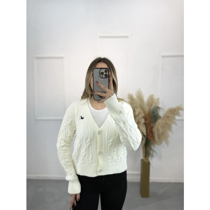 Bymn Clp Düğmeli Hırka