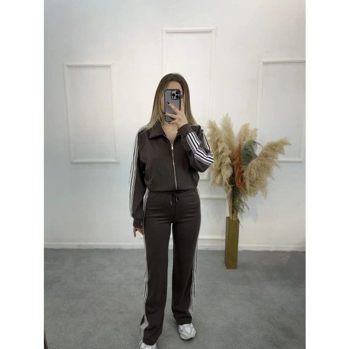 Çizgi Şeritli Modal İkili Takım