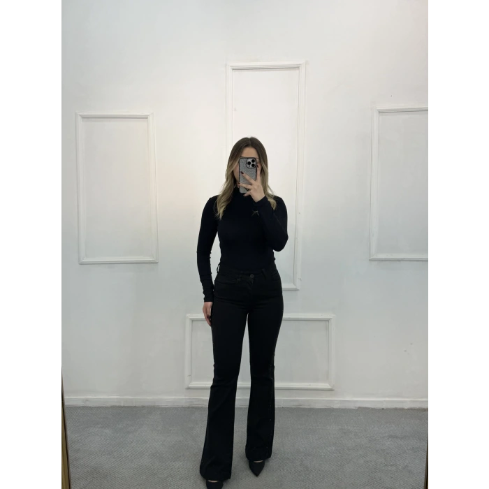 Elect Likralı Drop Taşlı İspanyol Jean