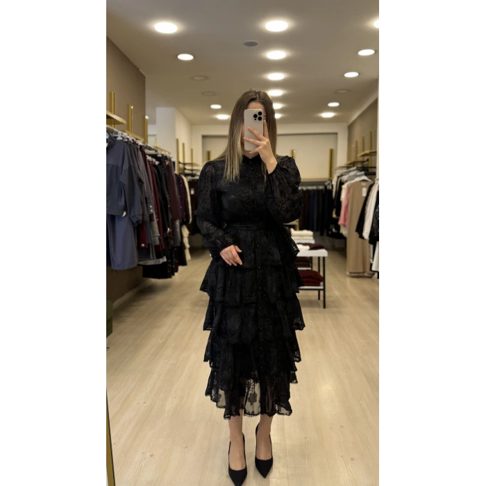 Fortillow Kat Kat Volonlu Elbise