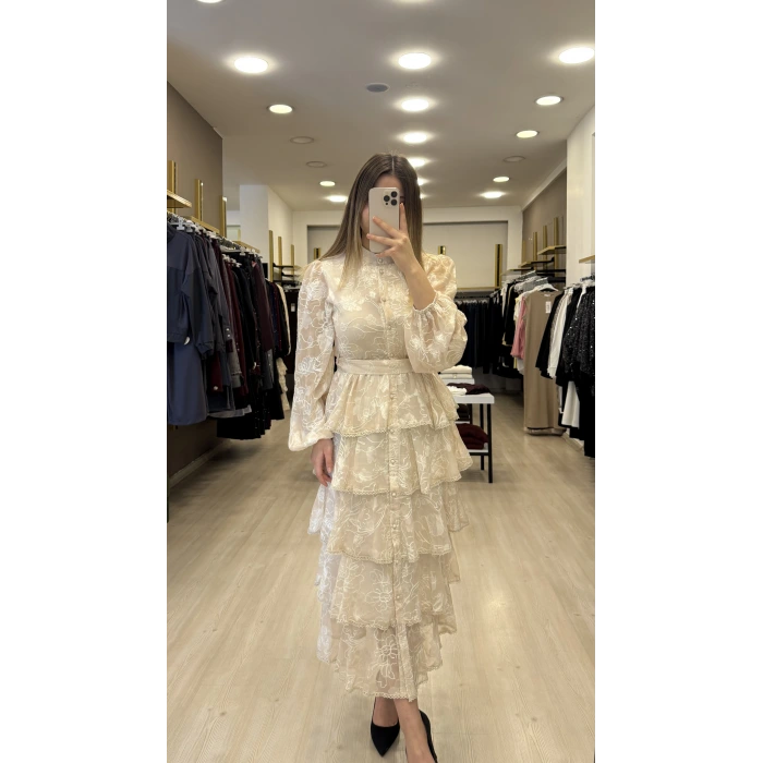 Fortillow Kat Kat Volonlu Elbise