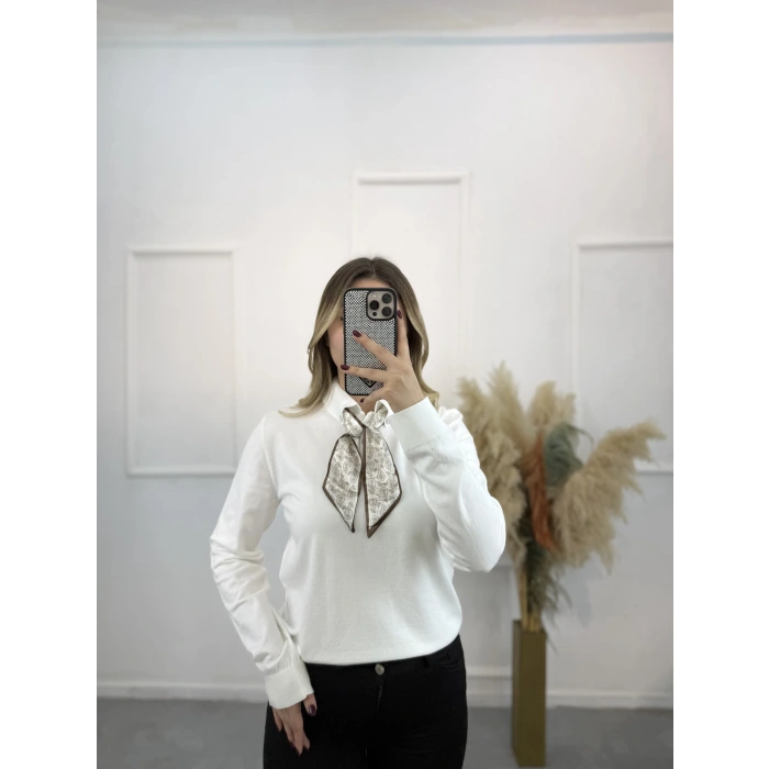 Fularlı Premium Seri Kazak