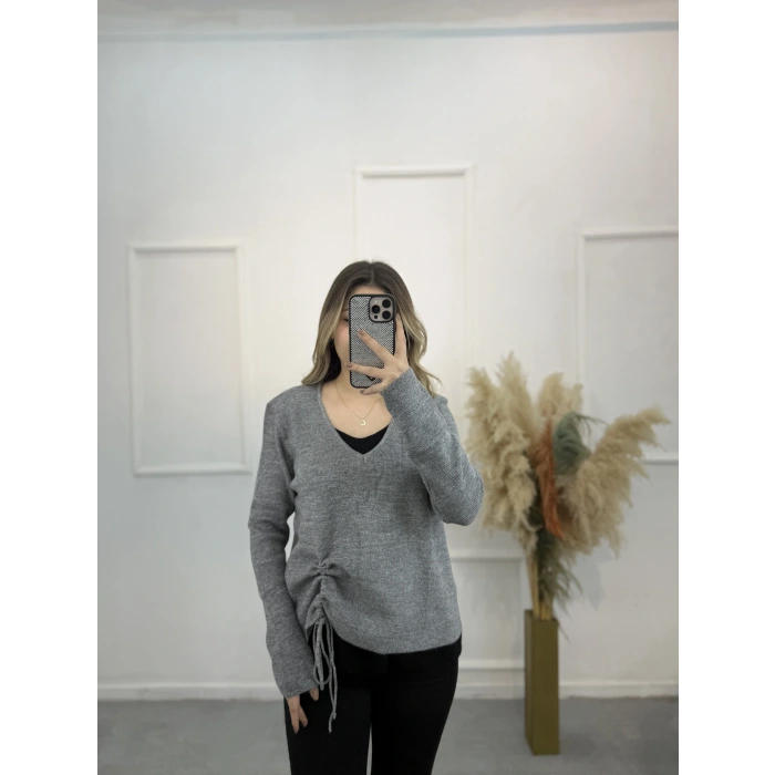 Inefable Yandan Büzgülü Kazak