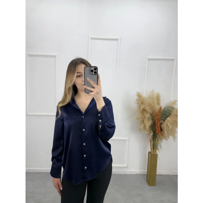 Karew Pamuklu Saten Gömlek