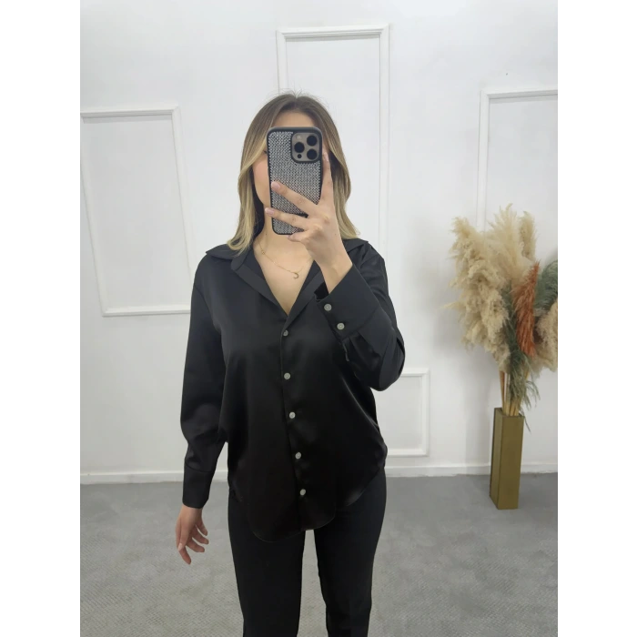 Karew Pamuklu Saten Gömlek