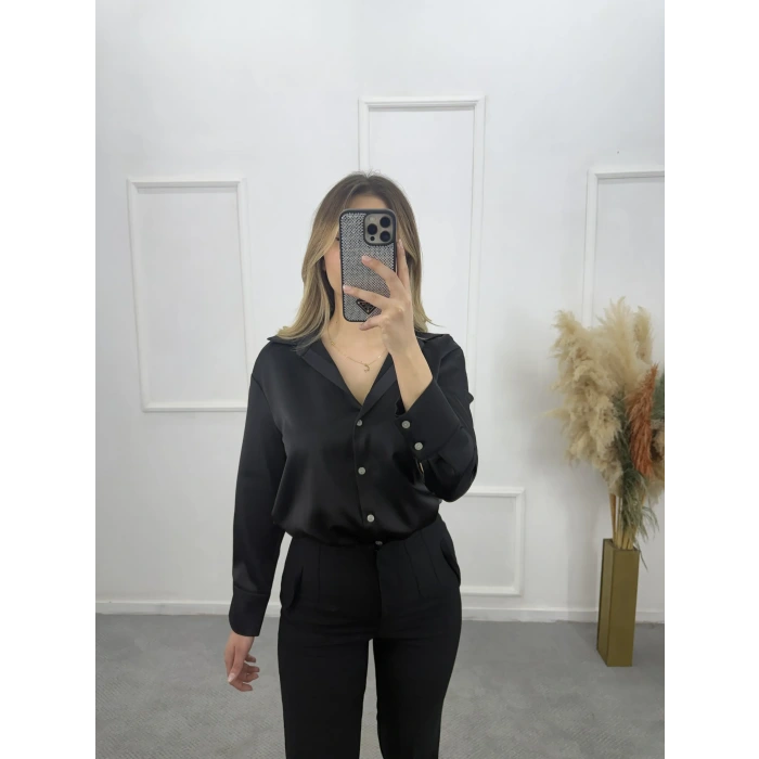 Karew Pamuklu Saten Gömlek