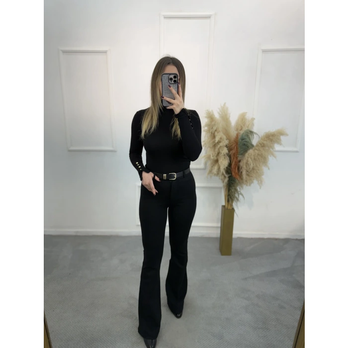 Keln İspanyol Paça Tayt