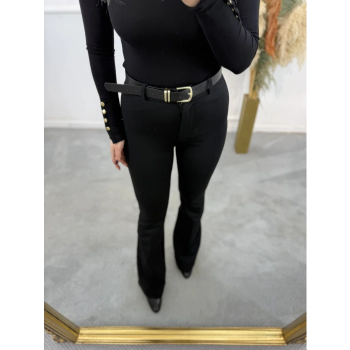 Keln İspanyol Paça Tayt