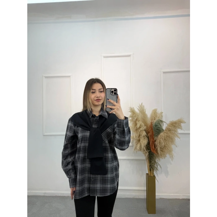 Kol Atmalı Oduncu Gömlek