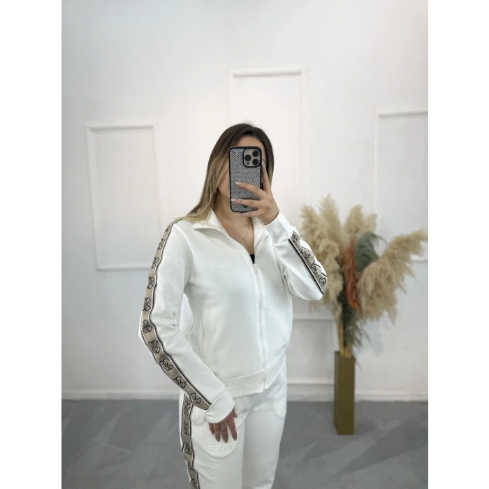 Libata Guess Logo Şeritli İkili Takım